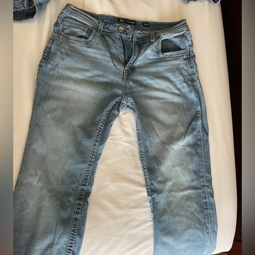 BKE Tyler Straight Premium Stretch light wash men’s